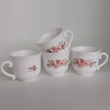 Arcopal floral coffee cups