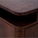 Pair of art deco bedside tables, Poland, 1950s, renovated