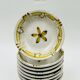 Lot de huit bols Keraluc Quimper Renaissance 1960