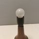 Beautiful sting lamp in twisted wood. Estimated 1970s and Swedish or Danish.