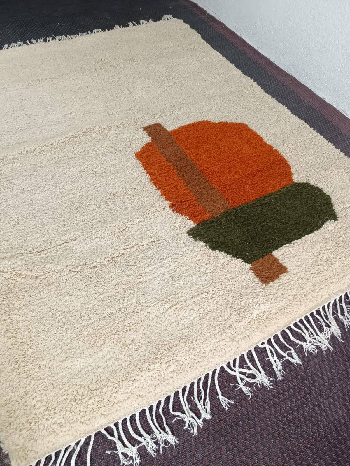 Natural wool rugs