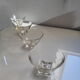 Lot de 4 coupelles en verre vintage