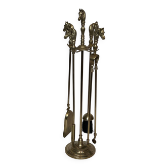 Brass fire starter necessary, horse head model.