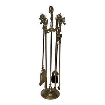 Brass fire starter necessary, horse head model.