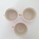Chi Kiang Stoneware vintage flower mugs