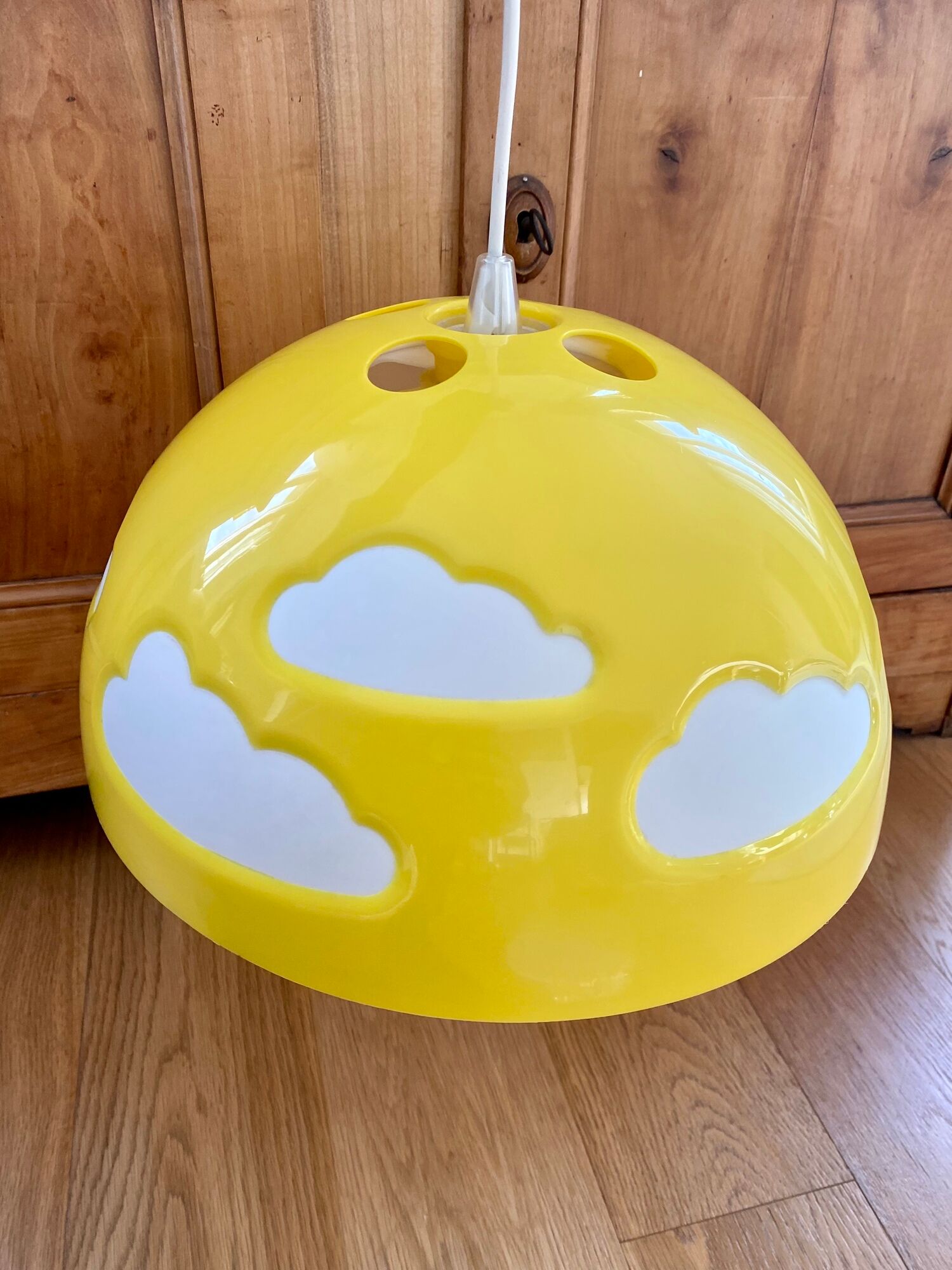 Luminaire suspension cloud skojig ikea yellow design henri preutz