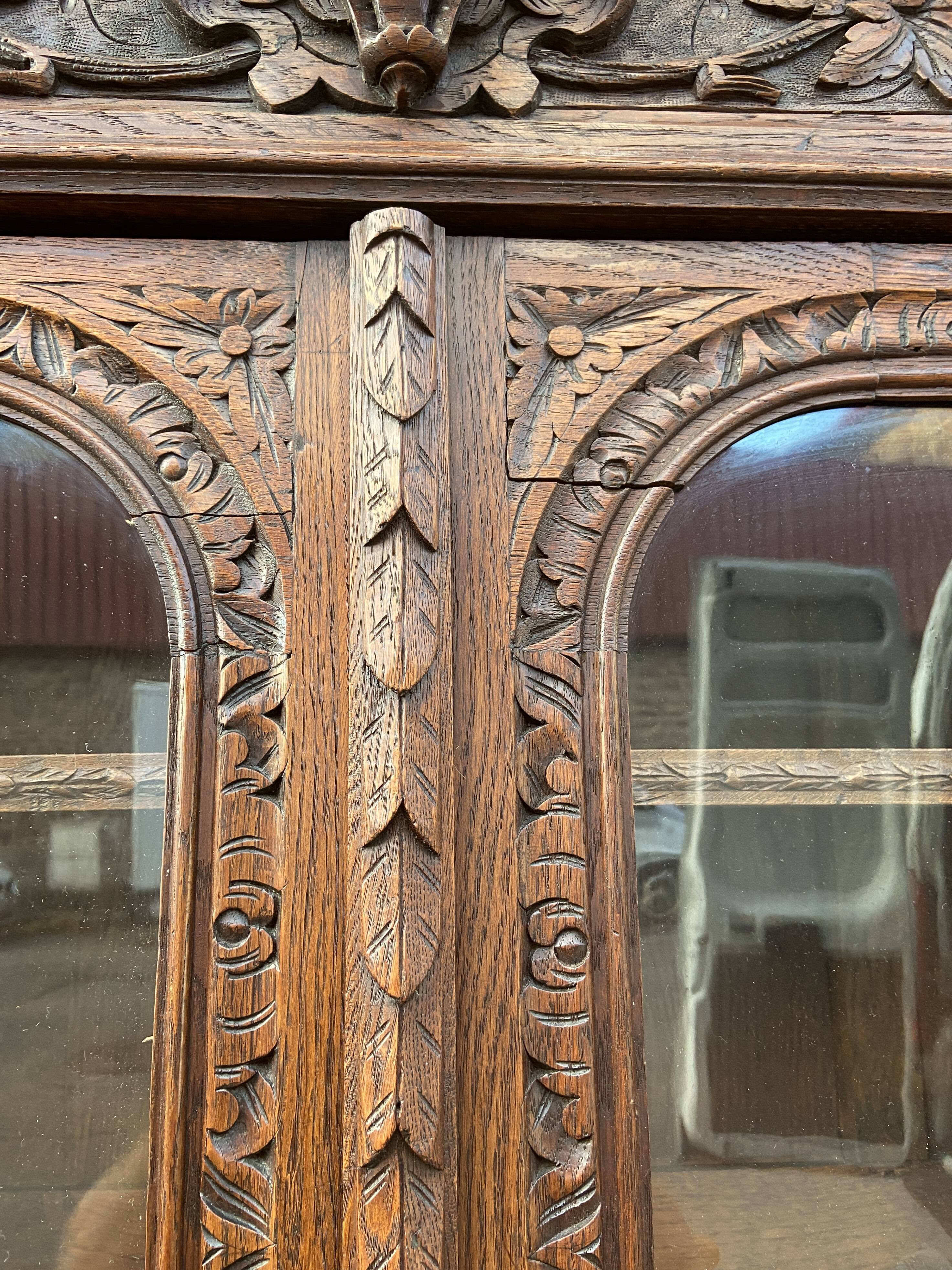 Hunting buffet style Louis XIII Renaissance XXth