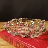 Thick glass ashtray or pocket