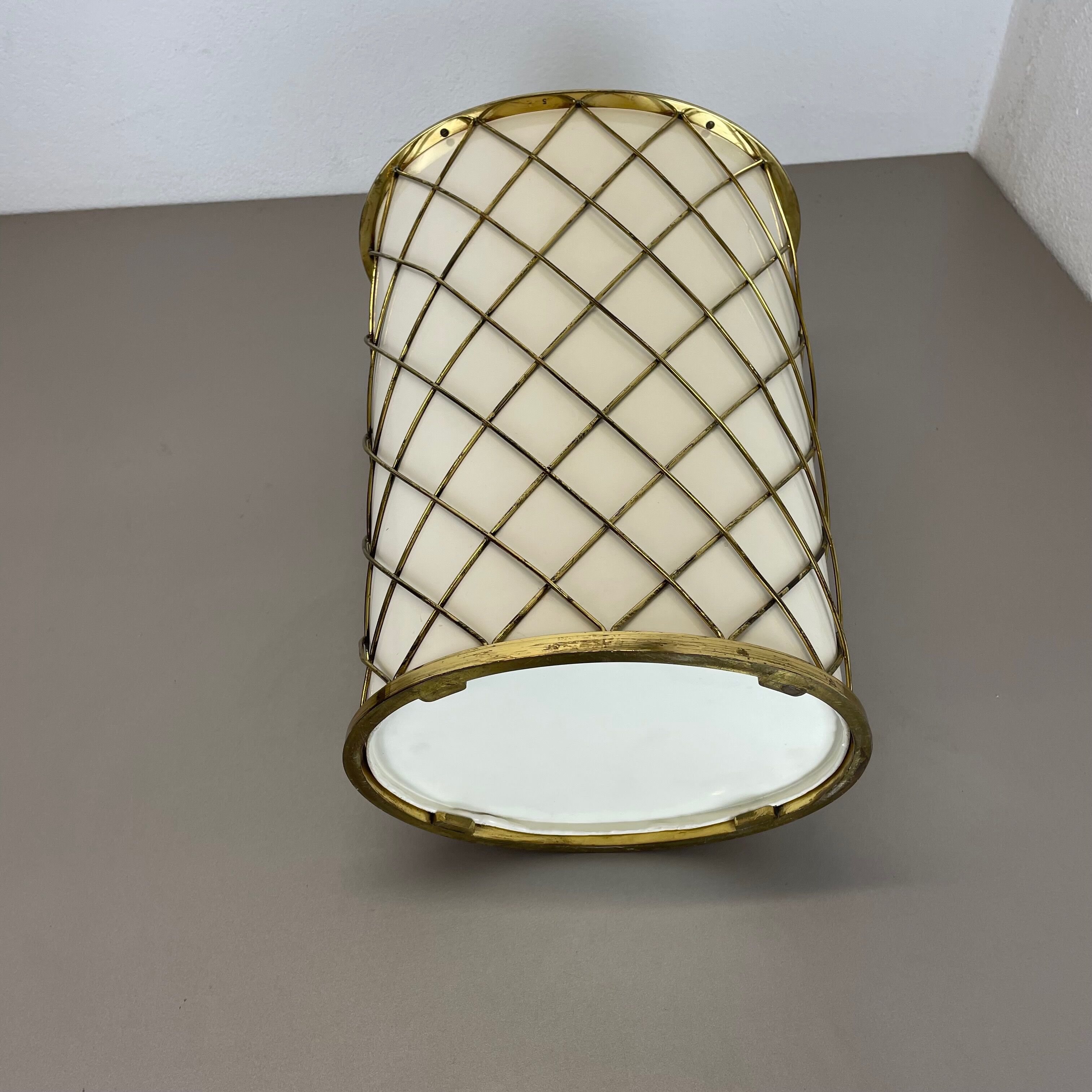 Original 1950s brass Umbrella Stand by Vereinigte Werkstätten München, Germany