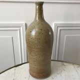 Ceramic bottle / stoneware / pottery vintage 70s signed