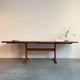 Table ovale extensible vintage Skovby en teck