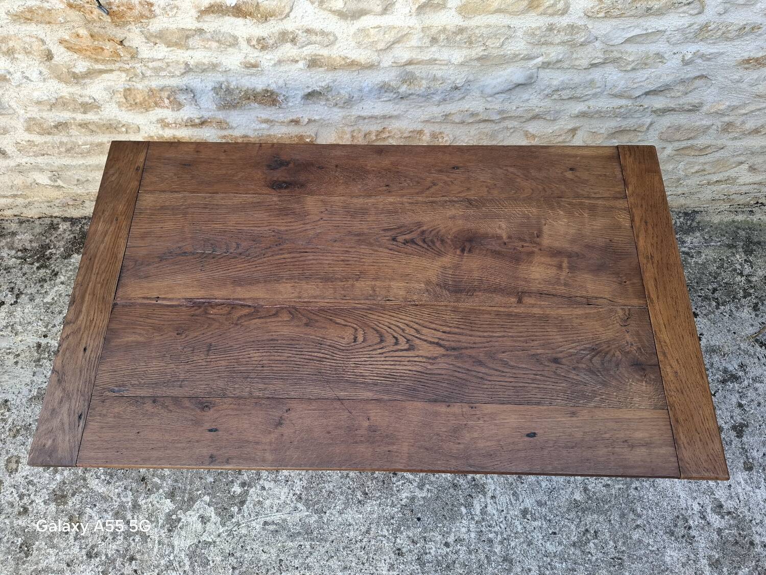 Oak farmhouse table