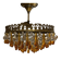 Vintage Murano crystal technology lamp, years 50