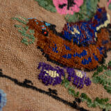 Turkish Aubusson Kilim Rug With Floral and Animal Pattern 100 x 167 cm