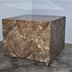 Side Tables with Wheels in Marble by Bufalini Marmi, Italy, 1970s, Set of 2