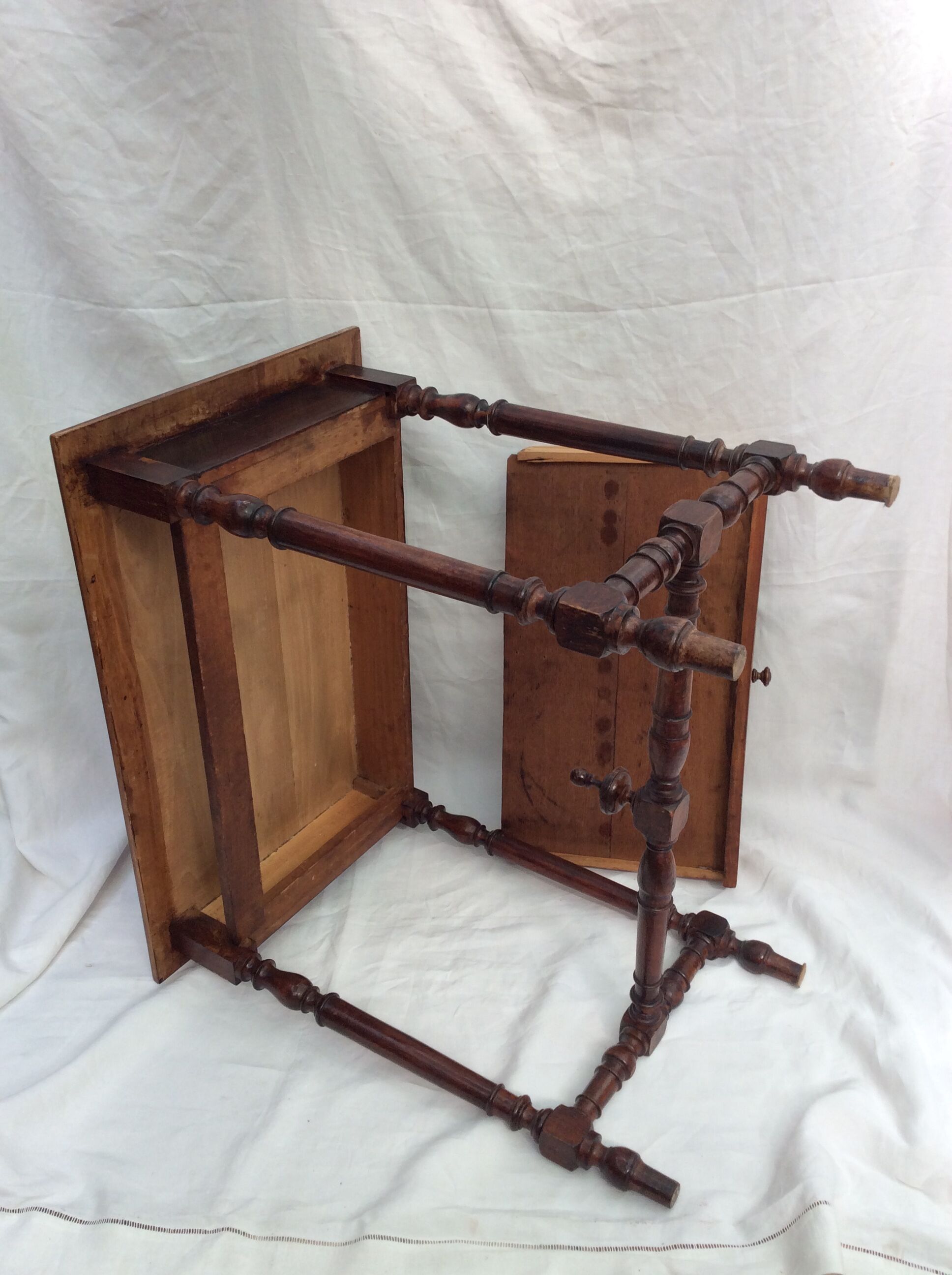 Old wooden table with drawer