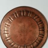 Hammered copper tray