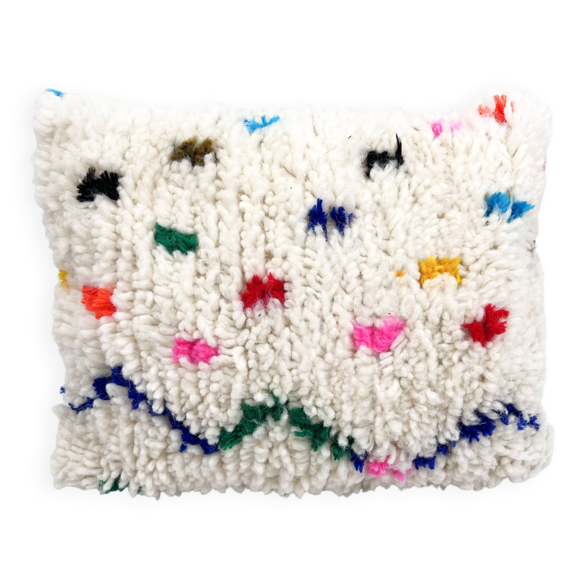 Moroccan Berber cushion cover Azilal with colourful patterns 55x40cm