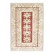 Vintage Turkish Hand-Knotted Wool Cotton Red Area Rug 202x301