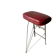 Vintage folding stool Libellule – Normafix – burgundy faux leather – years