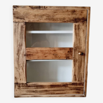 Hanging wooden cabinet