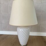 Lampe de table vintage design en verre de Murano