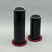 Vases en céramique au design des années 80 - Décoration d'intérieur moderne et vintage Made in Italy - lot de 2