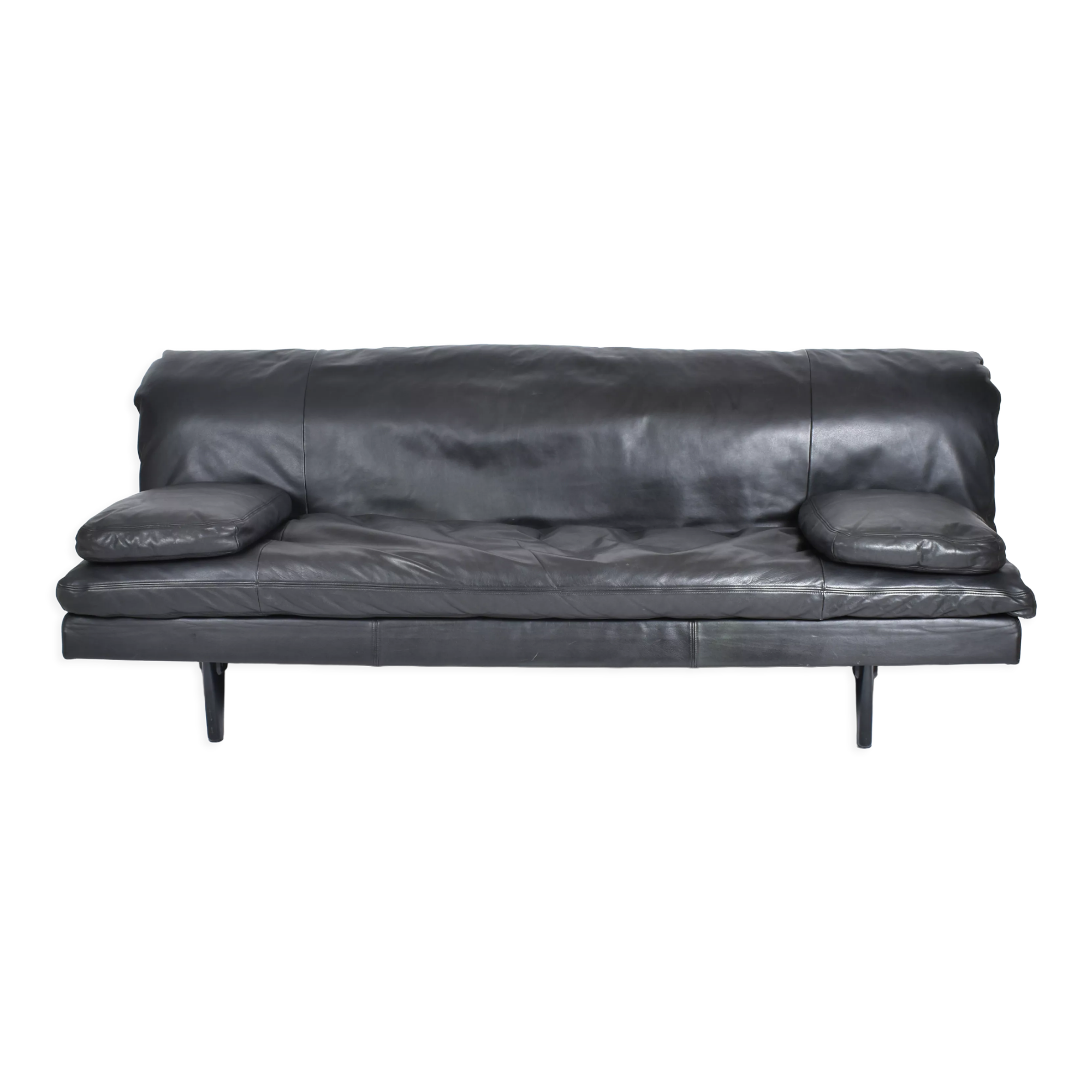 De Sede DS 169 convertible leather sofa, E. Ambühler, 1960