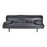 De Sede DS 169 convertible leather sofa, E. Ambühler, 1960