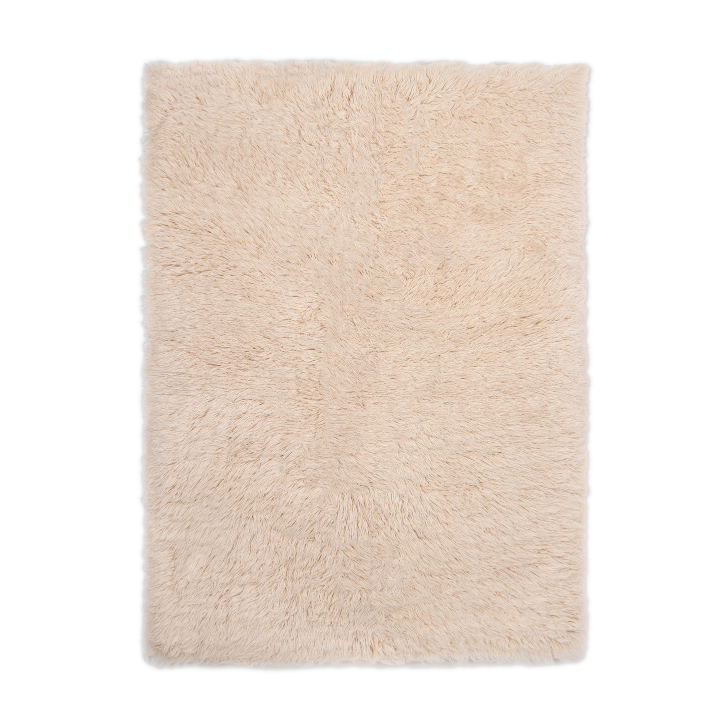 Nude flokati carpet 200 x 150cm