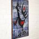 Modernist ceramic wall panel by J.G. Picard, Vallauris, 1960s.