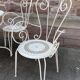 Garden furniture in wrought iron 1970