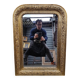small gilded mirror in Louis-Philippe style circa 1880