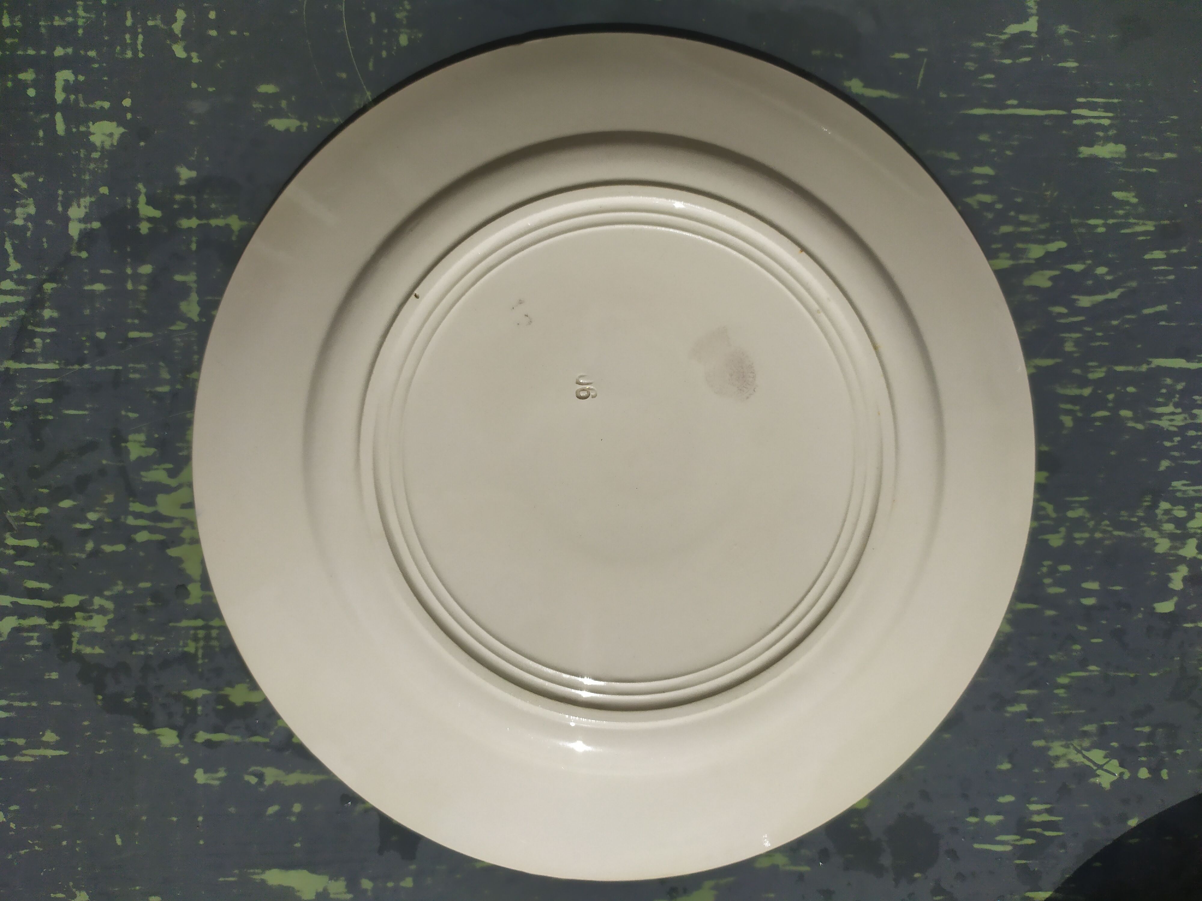 8 flat plates Badonviller model "Tunis