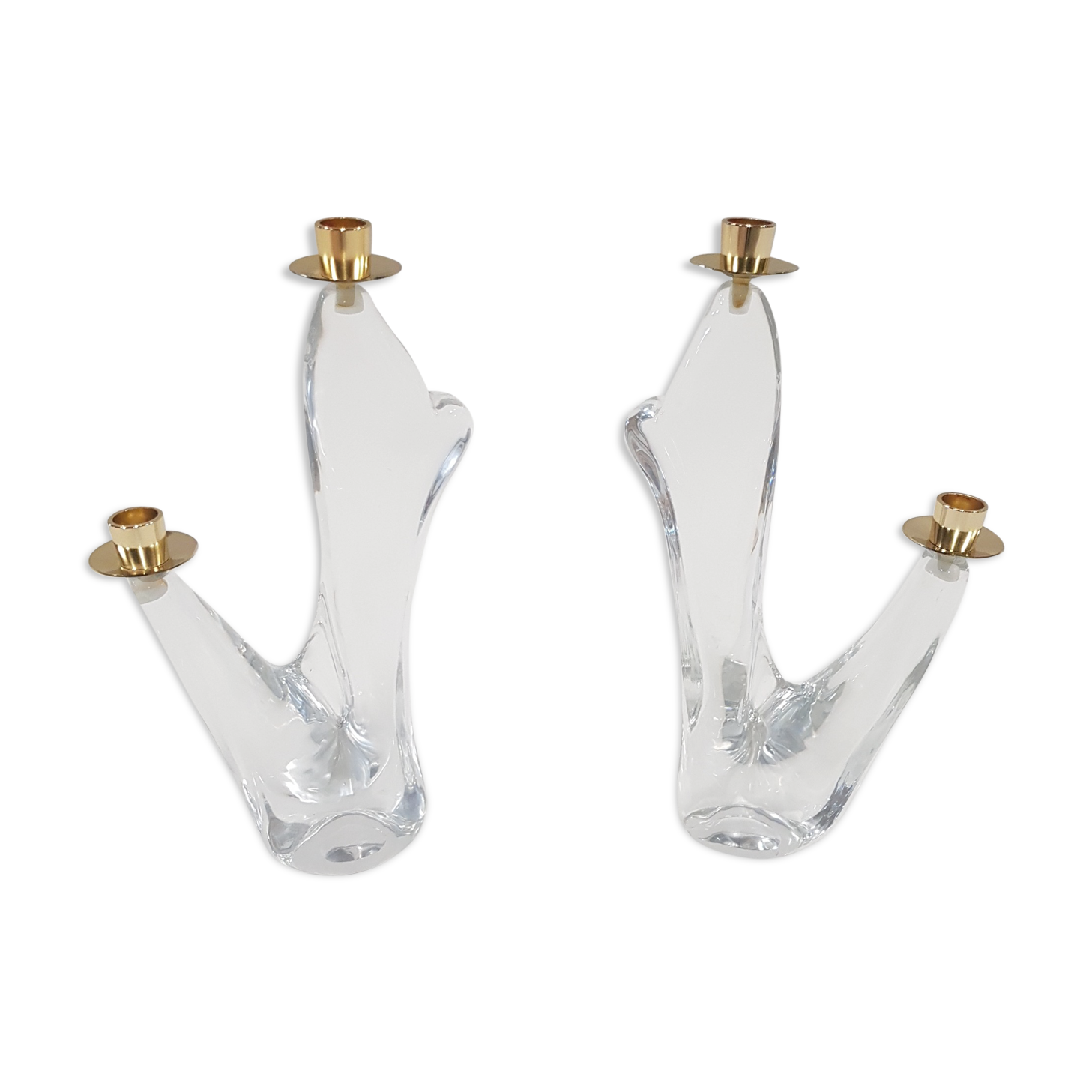 Pair of crystal chandeliers