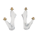 Pair of crystal chandeliers