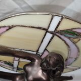 Art Nouveau lamp/ Art Deco dancer