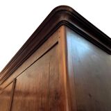 Petite armoire de port en acajou XVIIIe siècle