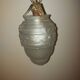 Art Deco chandelier in molded blown glass