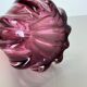 Multi-color pink floral Murano glass Sommerso vase italy, 1970s