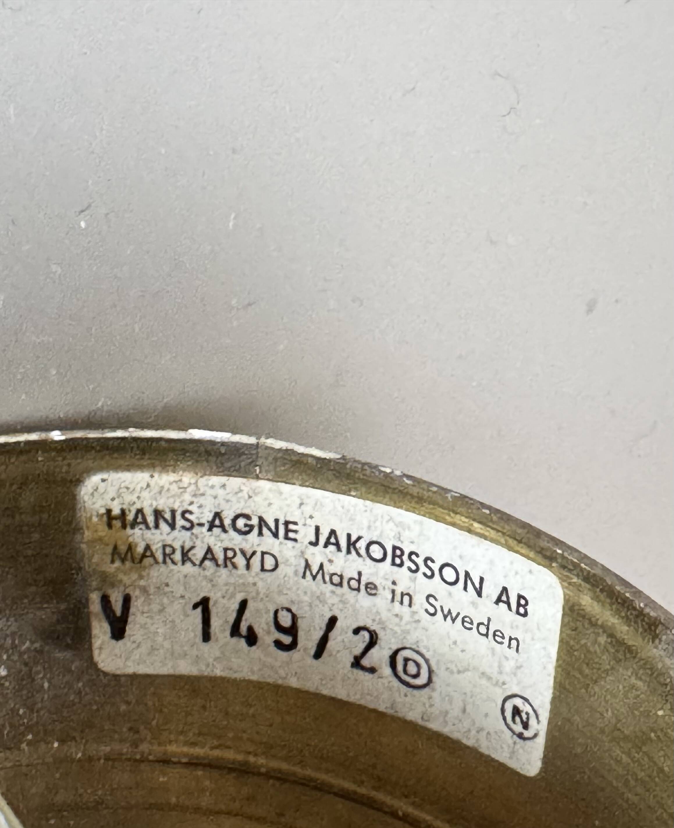 Pair of vintage double wall lights, Hans-Agne Jakobsson V 149/2 Sweden 70