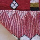 Moroccan Red Rug - 302 x 202 cm
