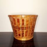 Cache pot osier vintage