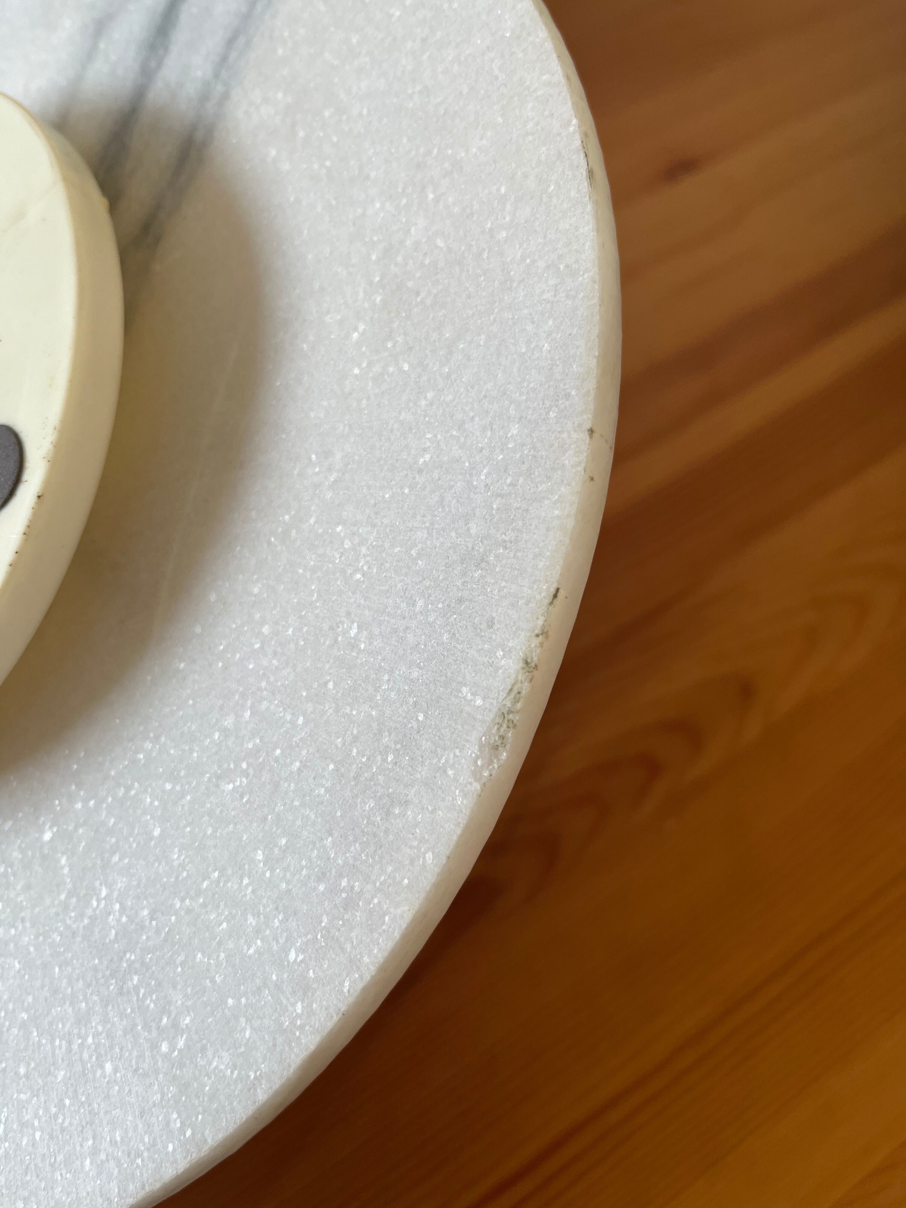 Old marble rotating top