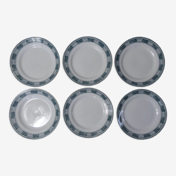 6 flat plates lotus, terre de fer