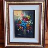 Tableau floral signé A.Bini