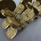 Italian Brutalist Candle Holders by Giuseppe Gallo for Gallo, 1960s, Set of 2