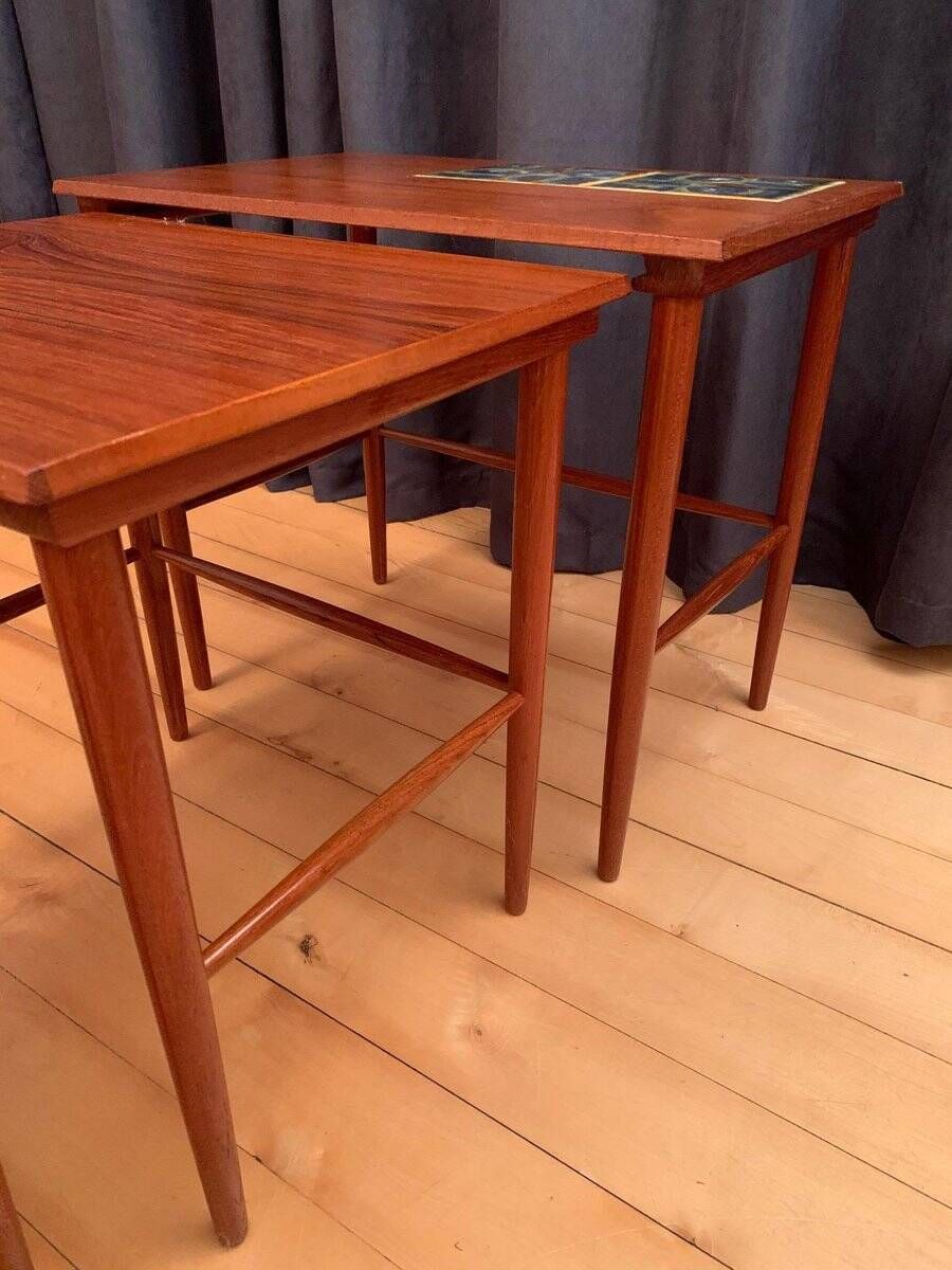 Side tables, 1960s, Denmark, set of 3