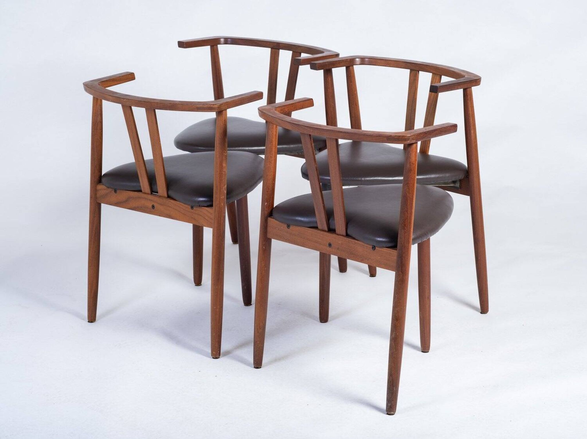 Chaises de Salle à Manger en Teck par Hans Olsen, 1960s, Set de 4