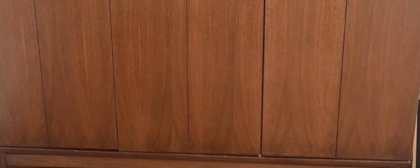 Vintage Scandinavian teak wardrobe